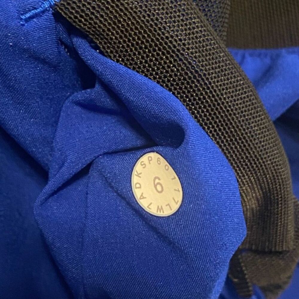 Lululemon Mind Over Miles Short (3.5") Jet Stream Blue / Black EUC Size 6 - Picture 6 of 7